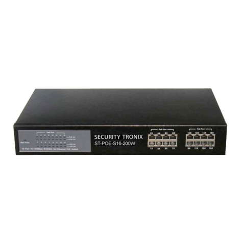 Securitytronix ST-POE-S16-200W installation manual