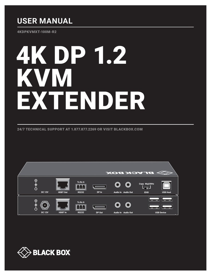 Black Box 4KDPKVMXT-100M-R2 User manual