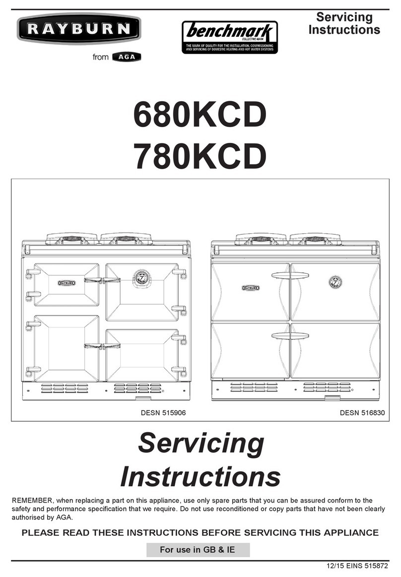 AGA RAYBURN benchmark 680KCD User guide AGA RAYBURN benchmark 680KCD User guide