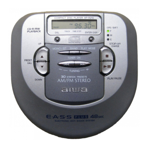 Aiwa XP-R110 User manual