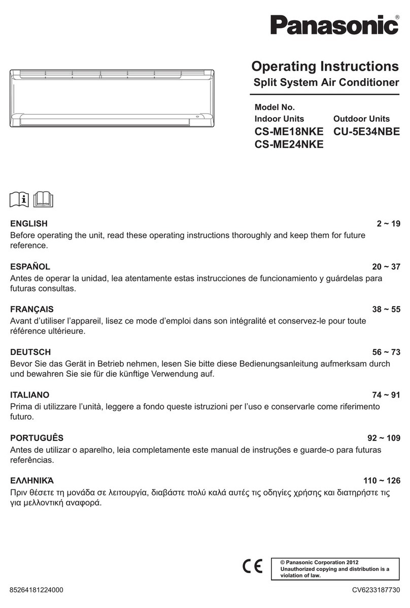 Panasonic CS-ME18NKE User manual