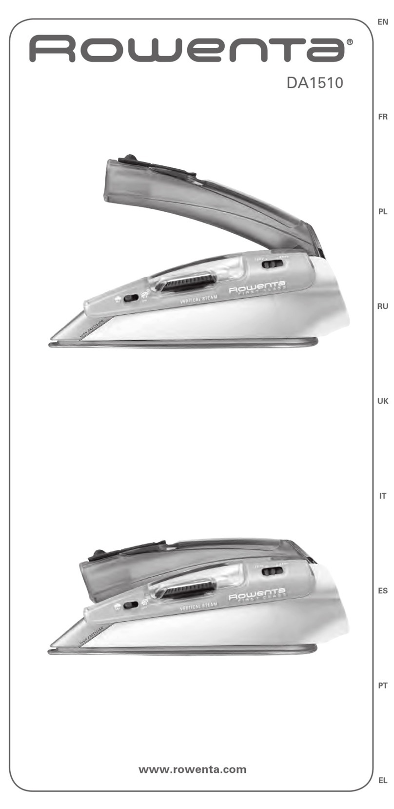 Rowenta DA1510F1 manual