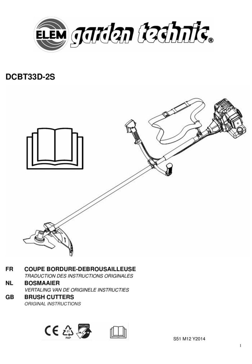 Elem Garden Technic DCBT33D-2S User manual