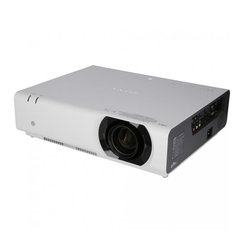 Sony VLP-CH350 operating instructions