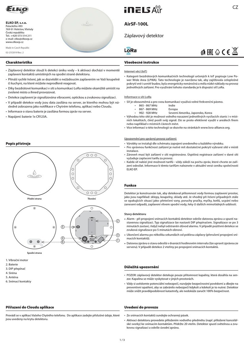 Elko inelsAir AirSF-100L User manual