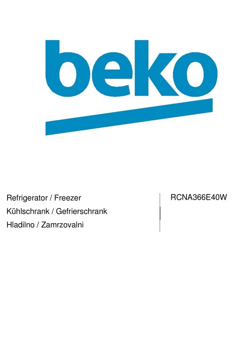 Beko RCNA366E40W User manual