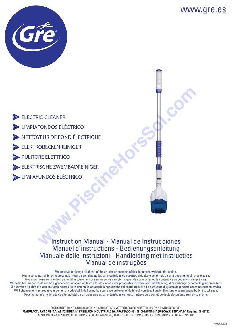 GRE VCB08 instruction manual