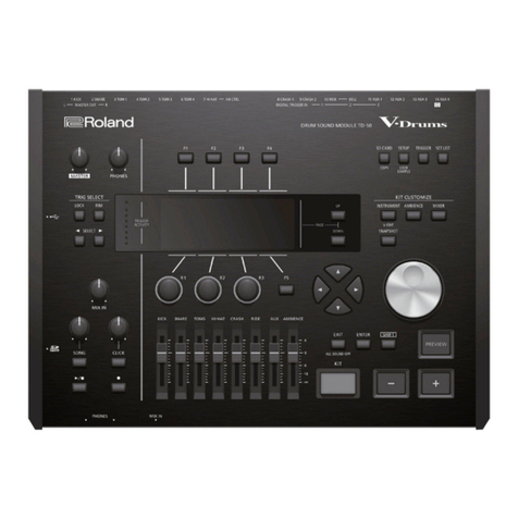 Roland V-Drums TD-50KV User manual