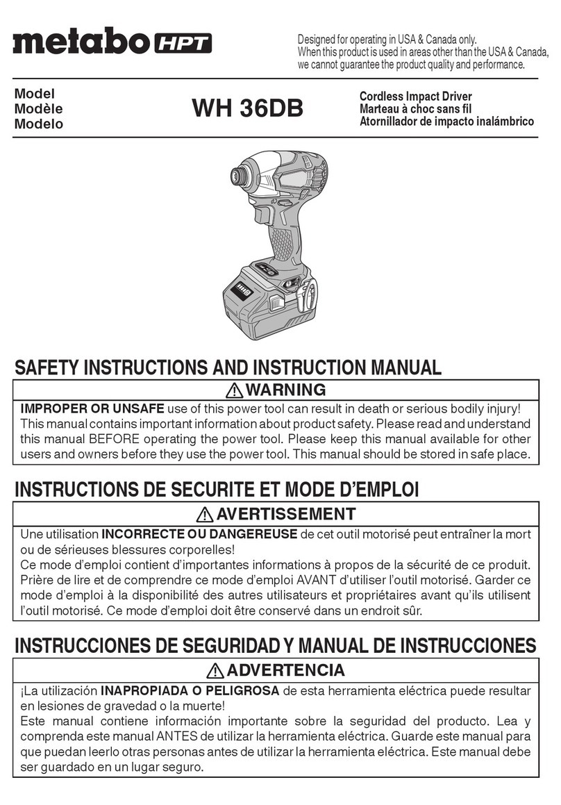 Hitachi WH 36DB Troubleshooting guide