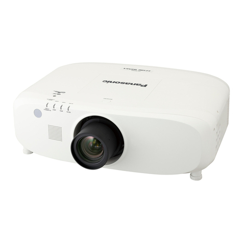 Panasonic PT-EW640 Operating instructions