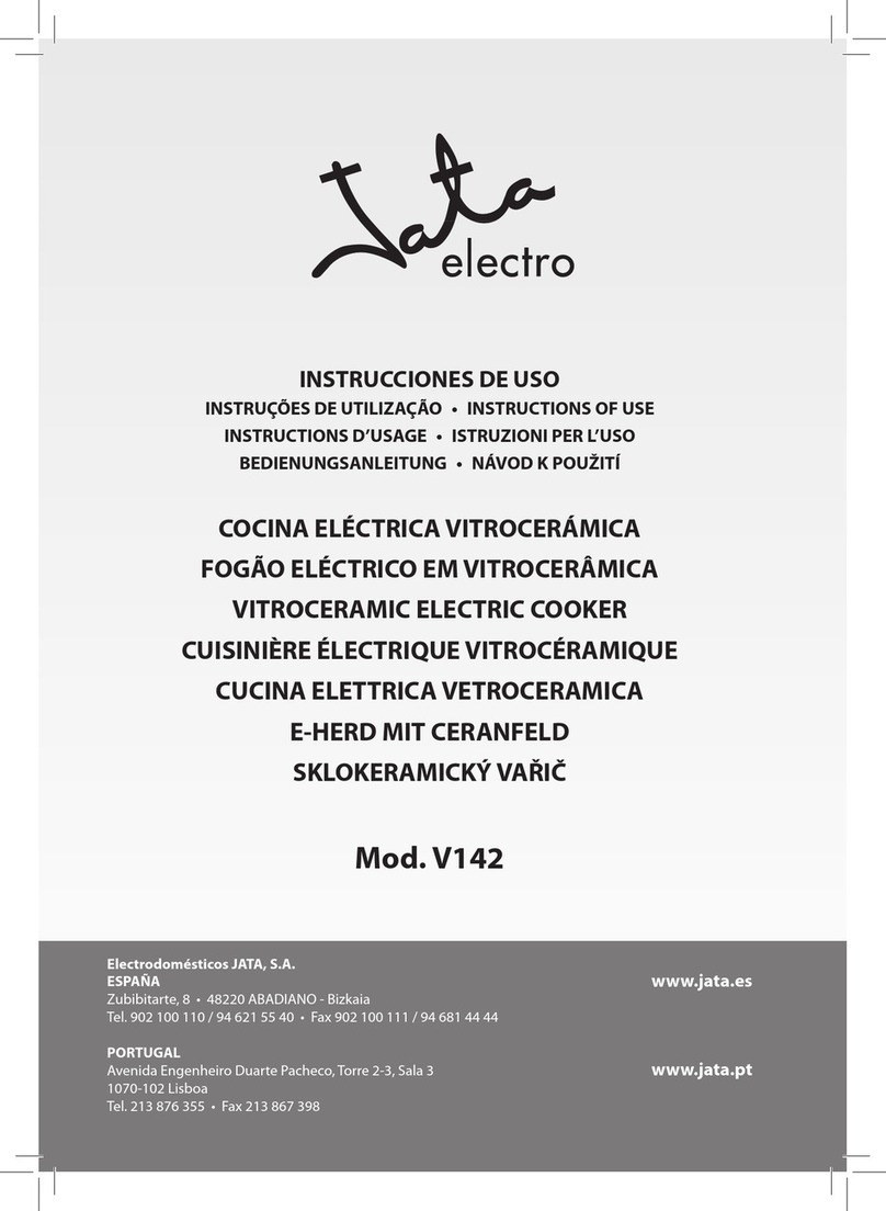 Jata electro V142 Instructions for use
