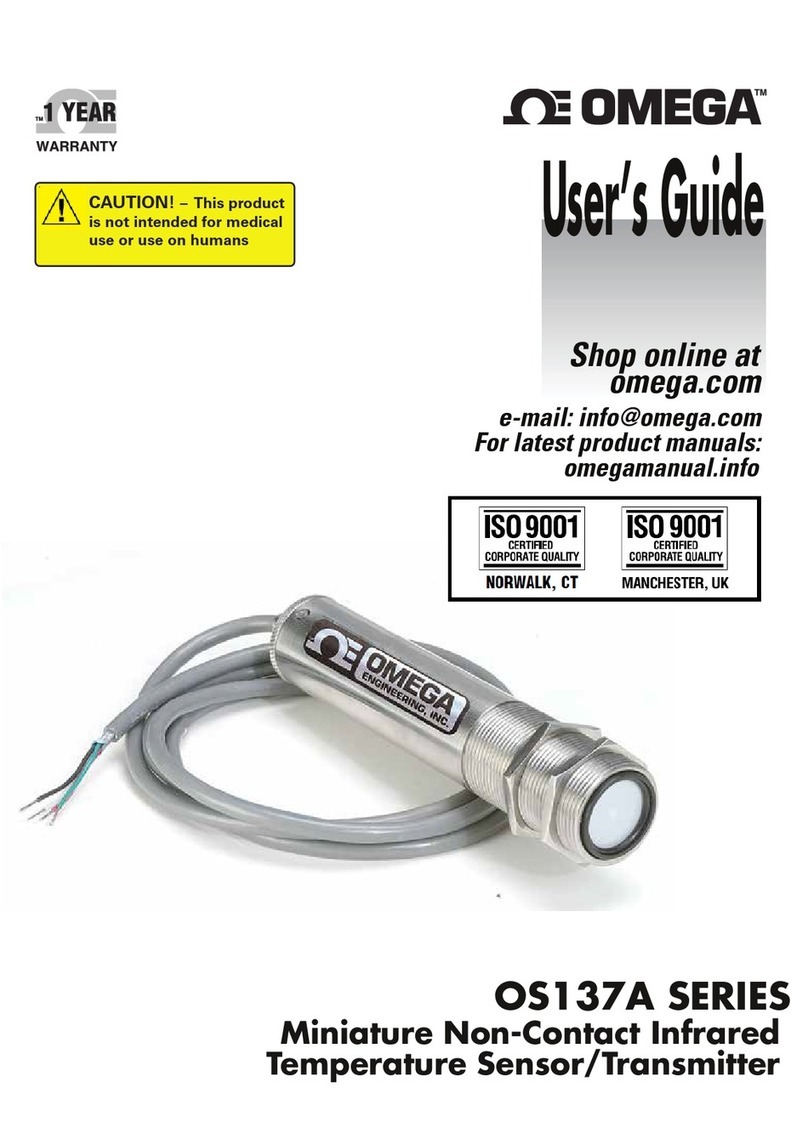Omega OS137A Series User manual