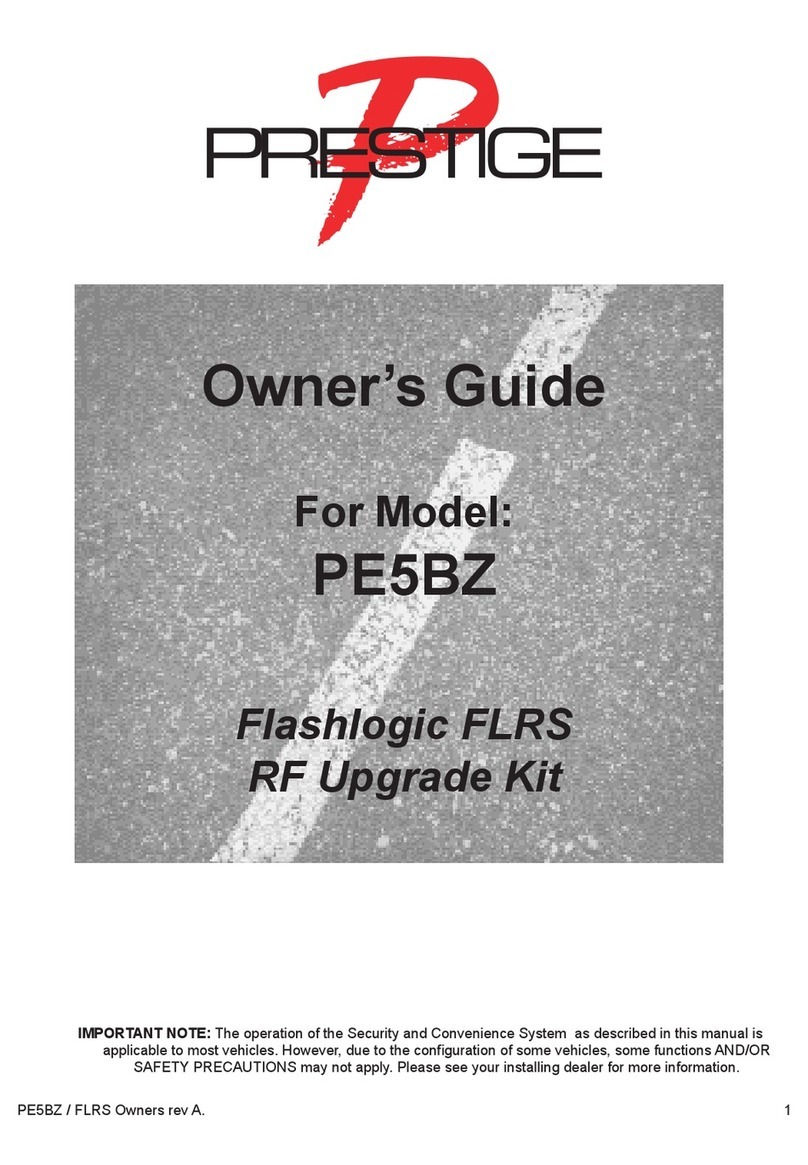 Prestige PE5BZ owner's guide