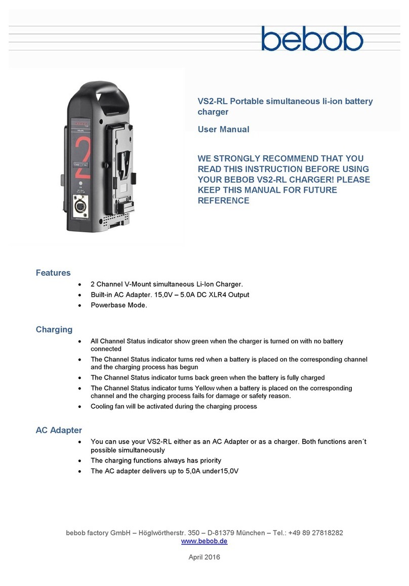 Bebob VS2-RL User manual