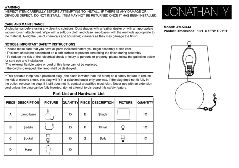 JONATHAN Y JYL5044A User manual JONATHAN Y JYL5044A User manual