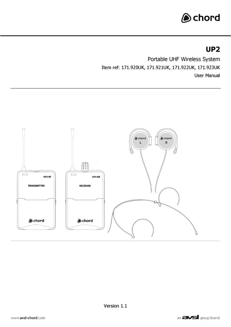 Chord 171.921UK user manual