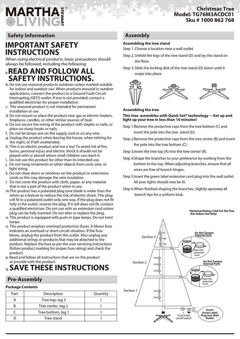 Martha Stewart Living TG76M3ACDC01 quick start guide