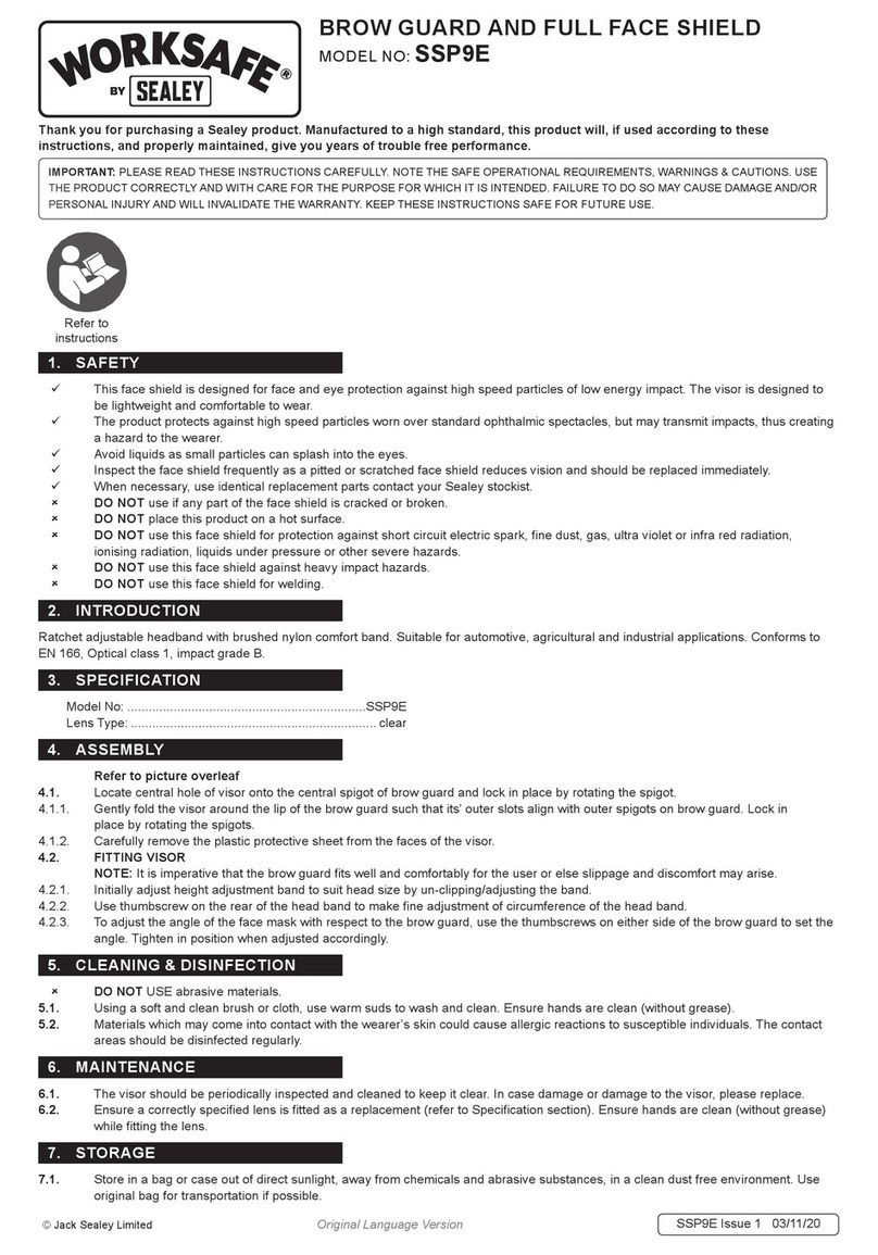 Sealey WORKSAFE SSP9E User manual