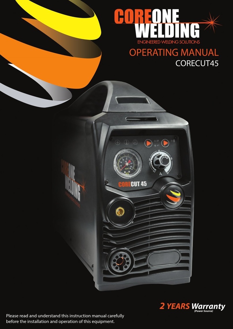 COREONE WELDING CORECUT45 User manual