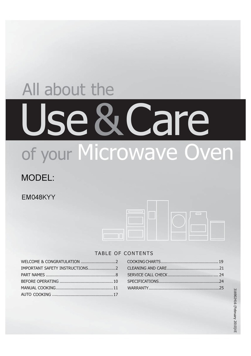 Frigidaire EM048KYY Owner's manual