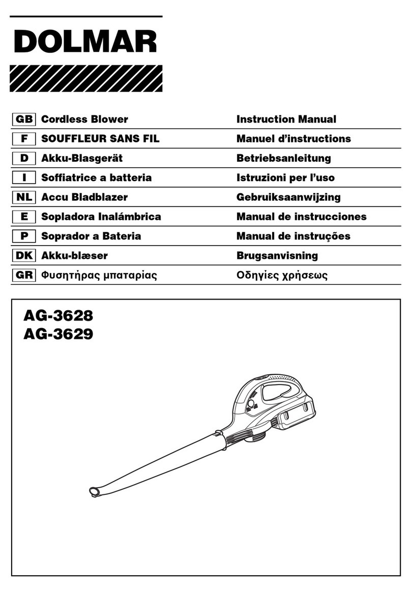 Dolmar AG-3629 User manual