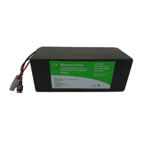 Bioenno Power BLF-2440A quick start guide