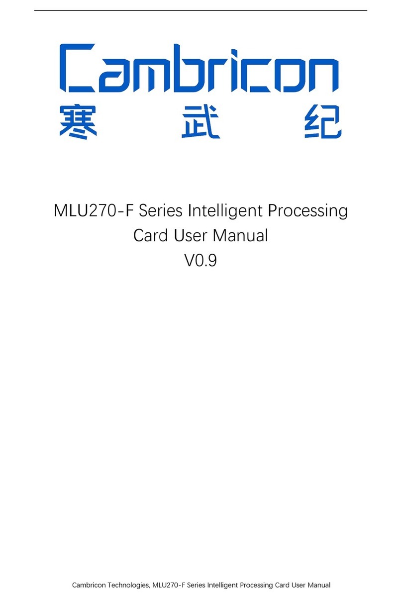Cambricon MLU270-F Series User manual