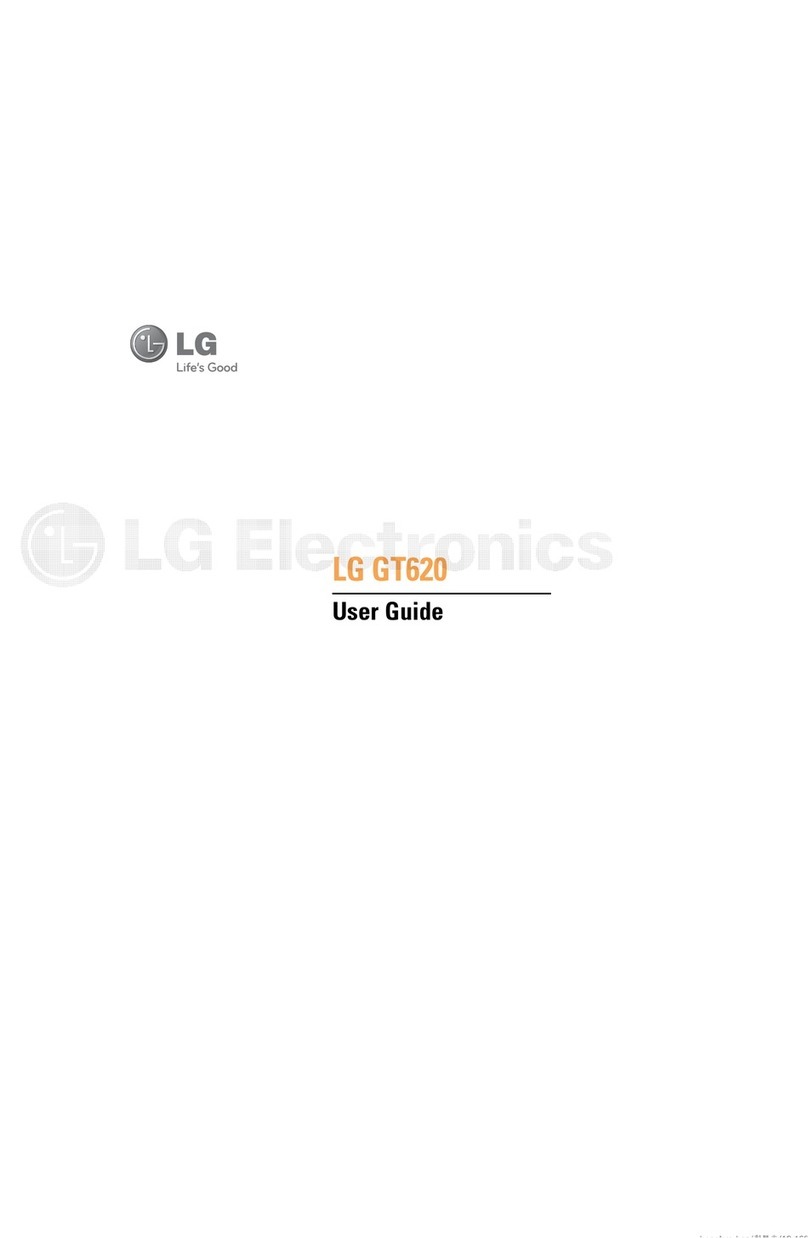 LG GT620 User manual