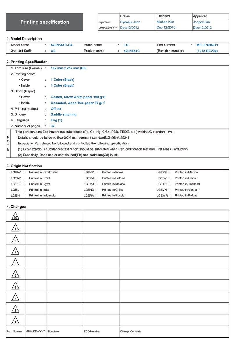 LG 42LN541C-UA User manual