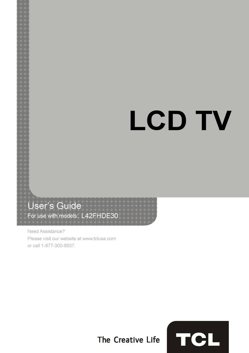 TCL L42FHDE30 User manual