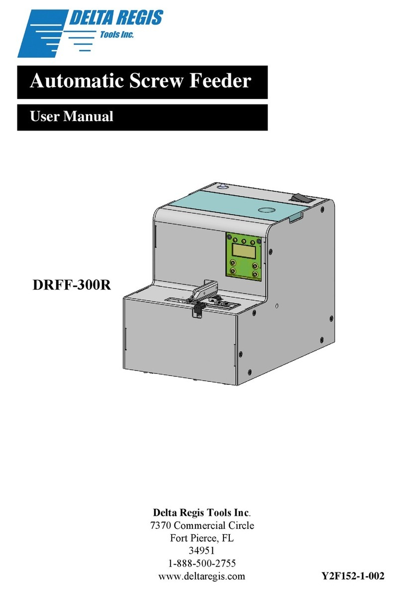Delta Regis DRFF-300R User manual
