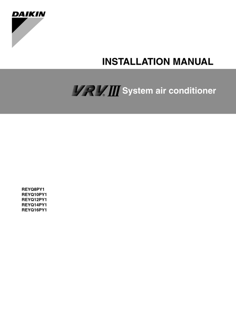 Daikin VRV III REYQ10PY1 installation manual