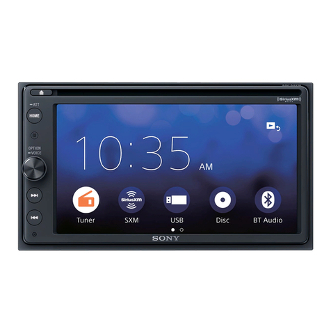 Sony XAV-AX210 User manual