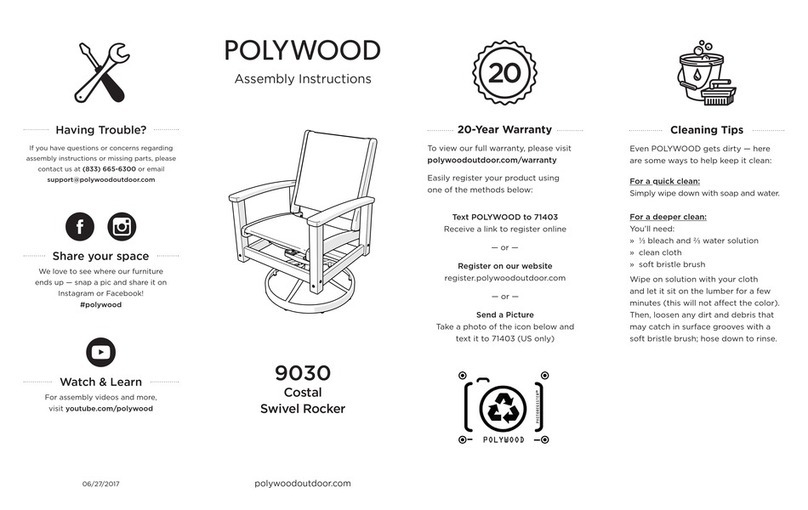 Polywood 9030 User manual