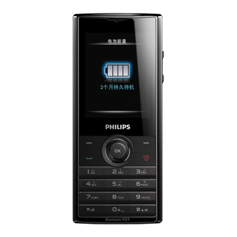 Philips X513 User manual