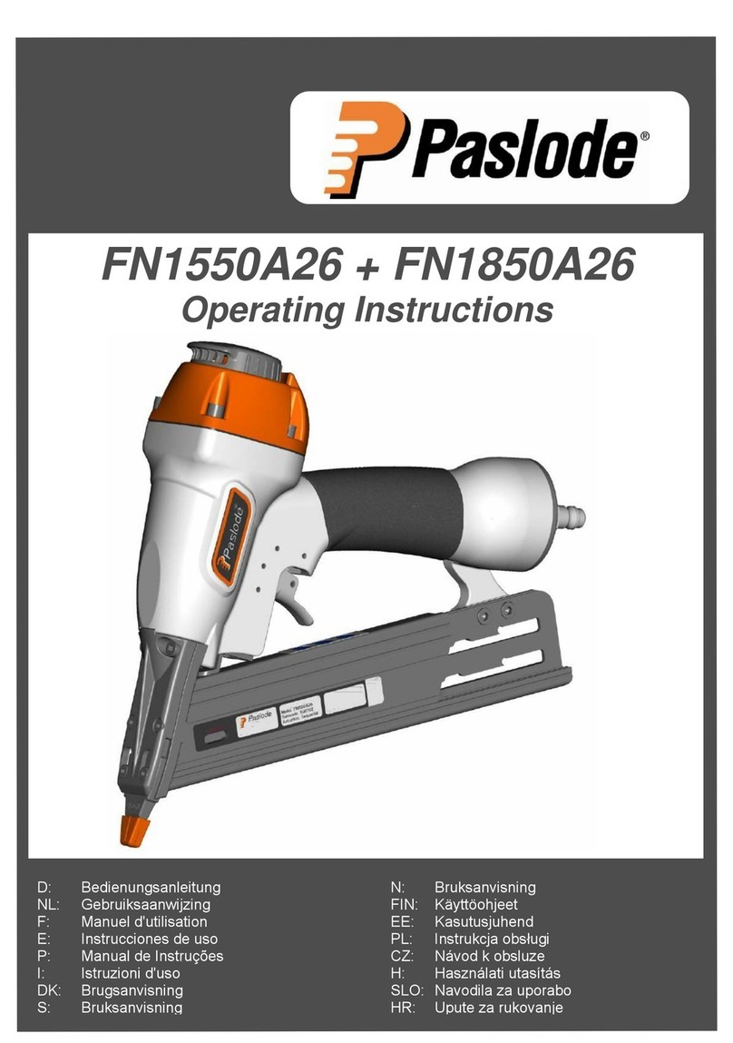 Paslode FN1550A26 User manual