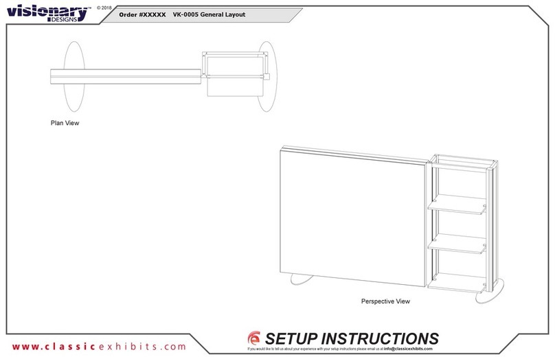 VISIONARY DESIGNS VK-0005 Setup instructions
