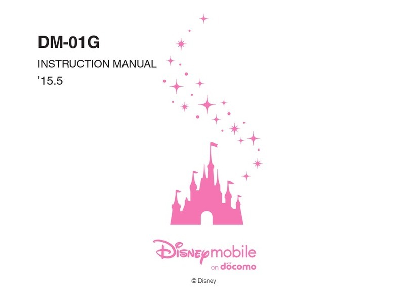 LG docomo Disney mobile DM-01G User manual