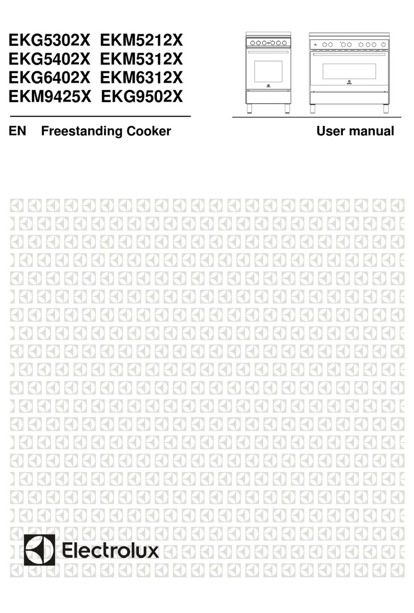 Electrolux EKG5302X user manual