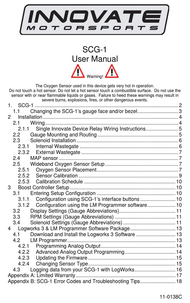 Innovate Motorsports SCG-1 user manual