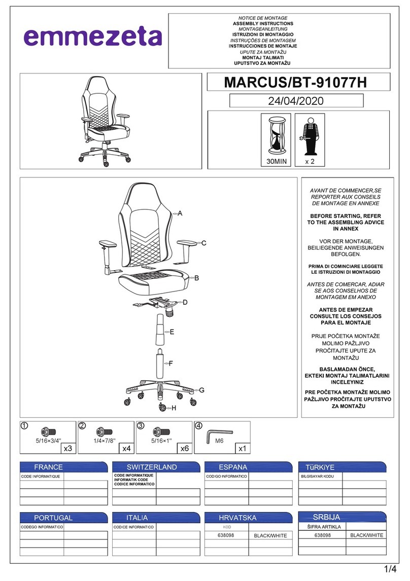 Emmezeta MARCUS/BT-91077H Assembly instructions