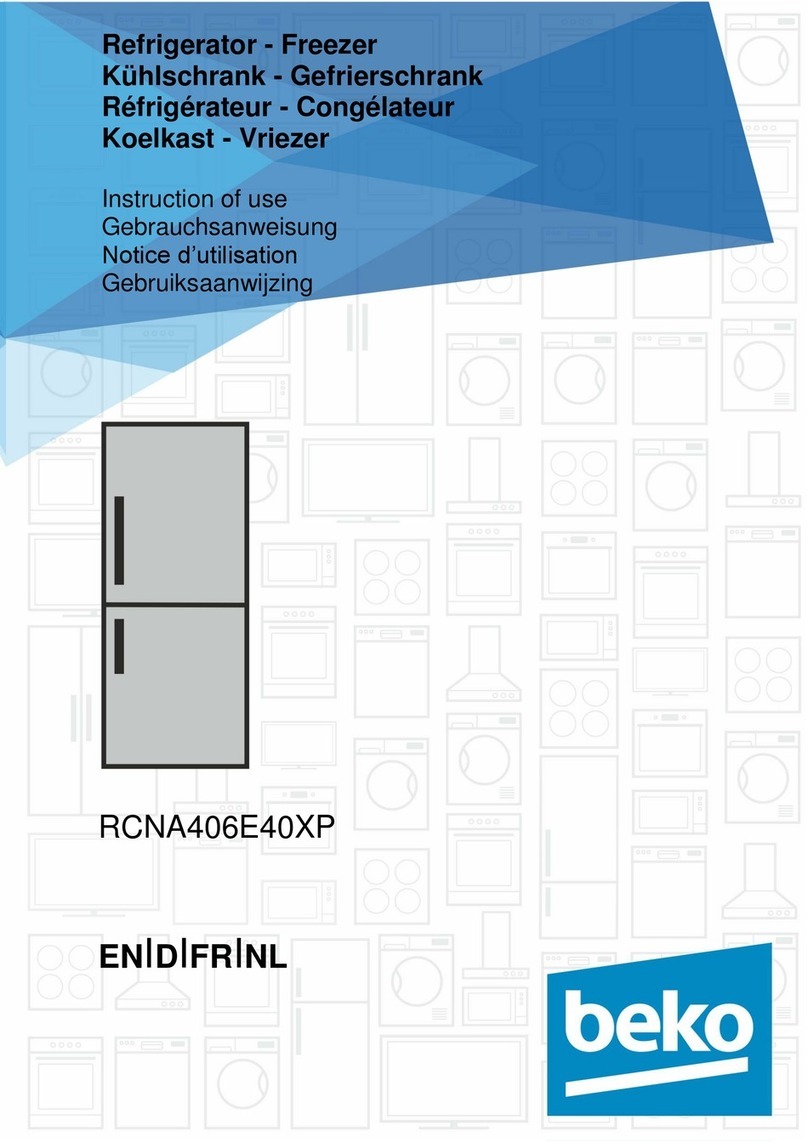 Beko RCNA406E40XP Instructions for use