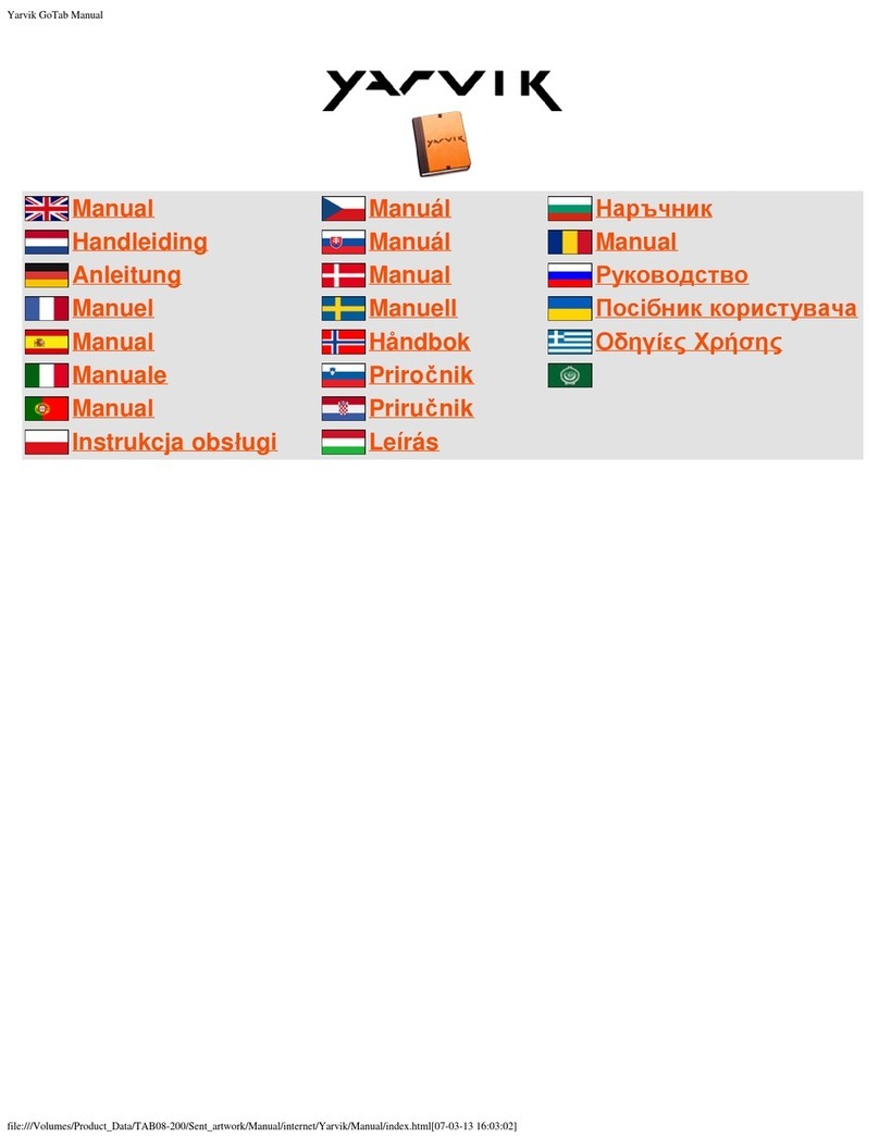 Yarvik TAB08-200 User manual