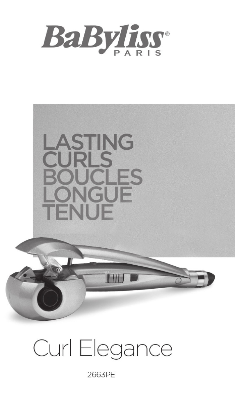 BaByliss Curl Elegance 2663PE User manual BaByliss Curl Elegance 2663PE User manual