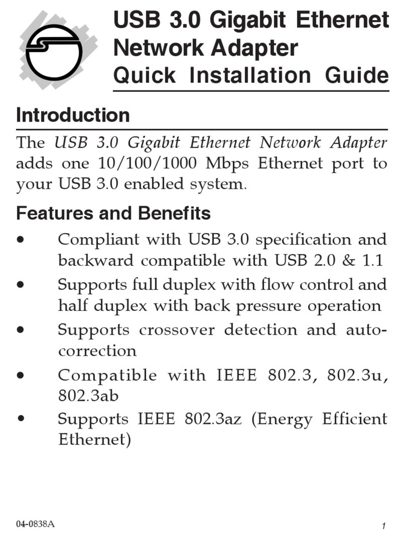SIIG JU-NE0411-S1 Quick installation guide