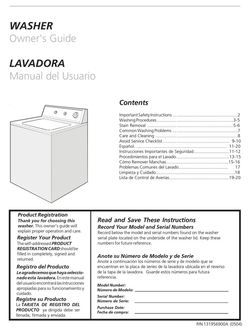Electrolux SWX703CS0 User manual