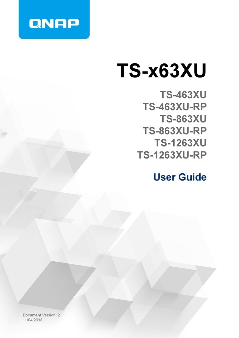 QNAP TS-63XU Series User manual QNAP TS-63XU Series User manual