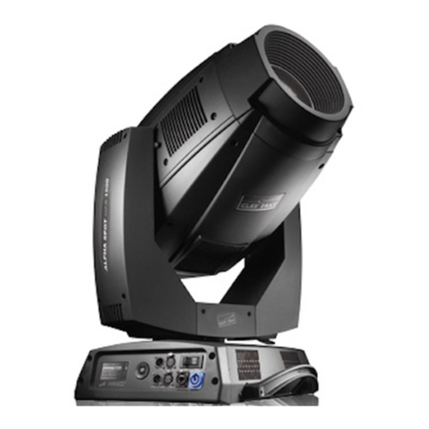 Claypaky C61325 User manual Claypaky C61325 User manual