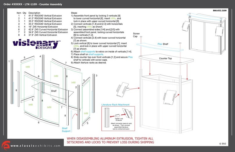 VISIONARY DESIGNS LTK-1109 User manual VISIONARY DESIGNS LTK-1109 User manual