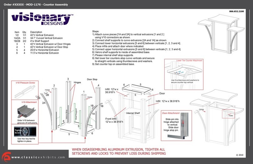VISIONARY DESIGNS MOD-1176 User manual VISIONARY DESIGNS MOD-1176 User manual